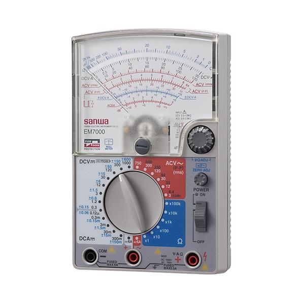 SANWA EM7000 FET 高阻抗指針式電錶 原廠產品圖